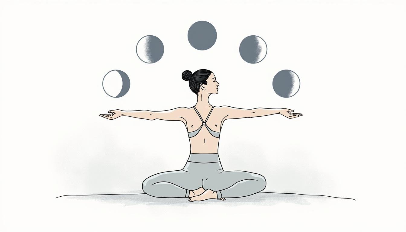 découvrez le vinyasa lunaire, un yoga intuitif pensé pour accompagner et respecter le rythme naturel du corps féminin. pratiquez en harmonie avec vos cycles et retrouvez équilibre, douceur et bien-être.