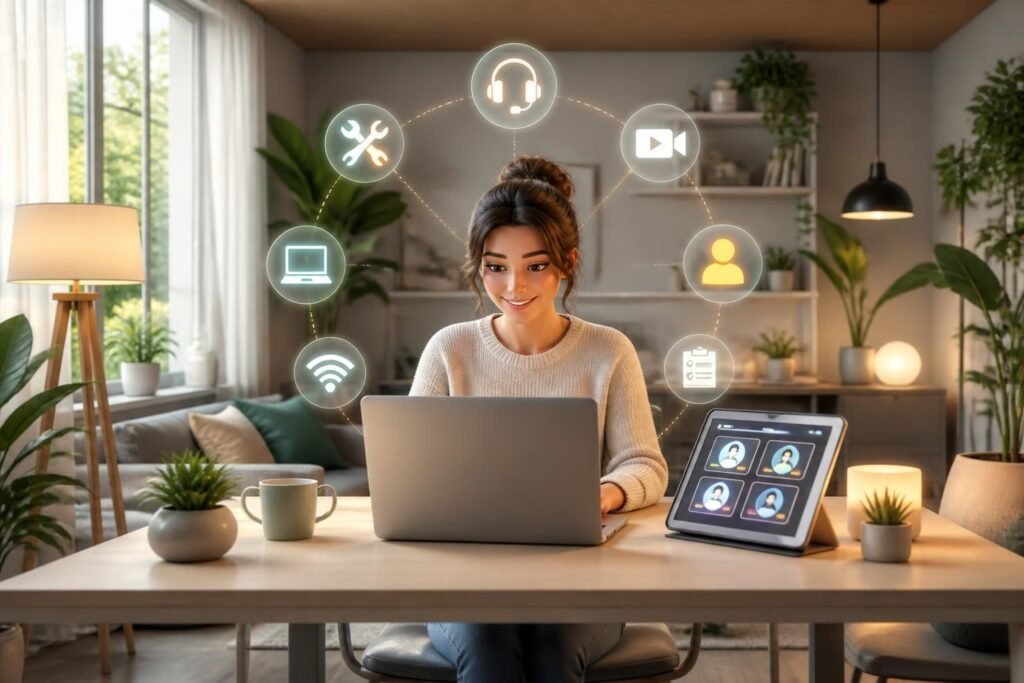 explorez les services réels offerts par cette plateforme d'aide en ligne à domicile et découvrez comment elle peut faciliter votre quotidien.